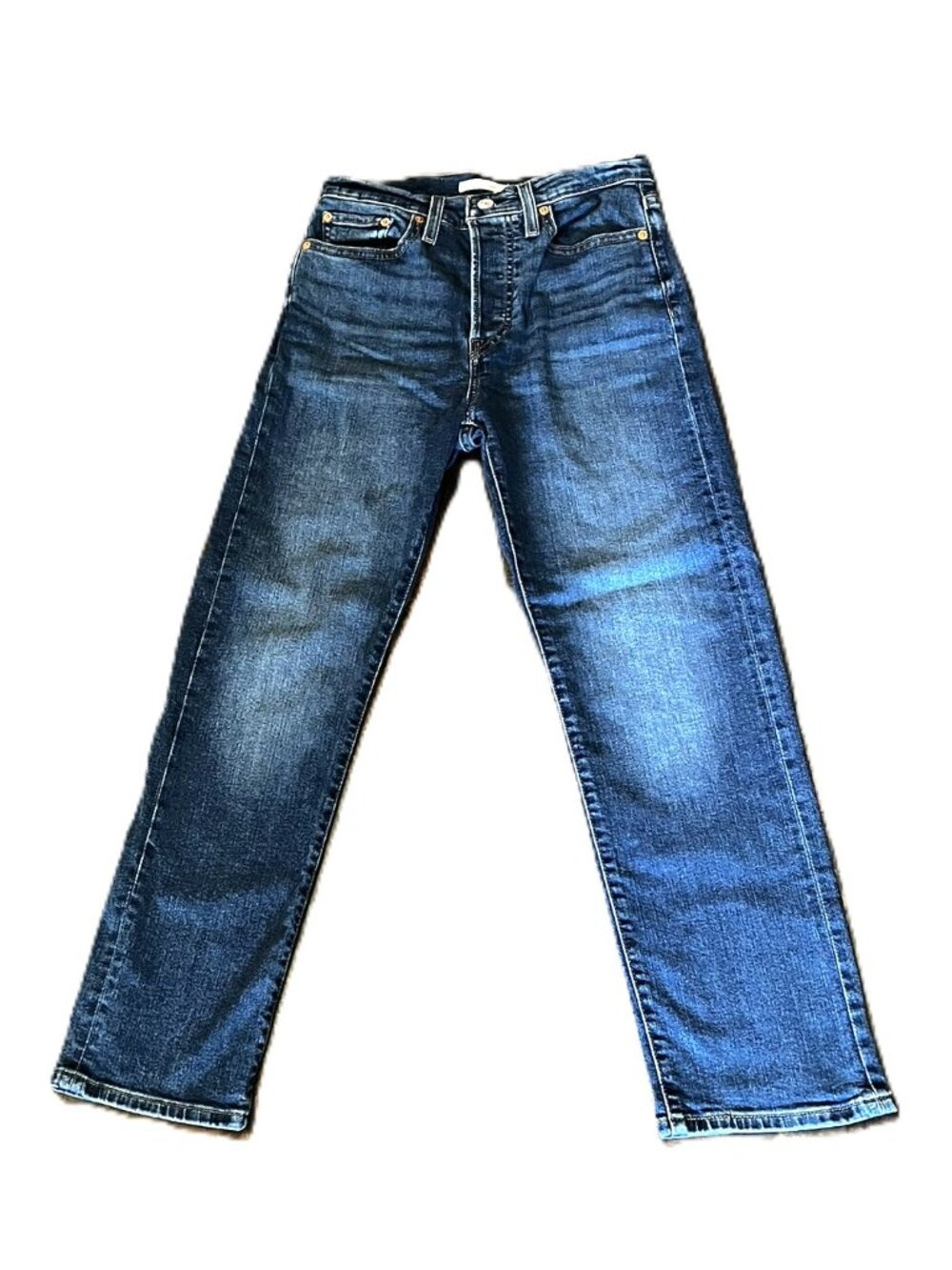 Women's Levi's Wedgie Straight Button Close Jeans, Size 28